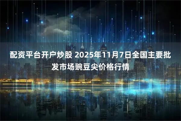 配资平台开户炒股 2025年11月7日全国主要批发市场豌豆尖价格行情