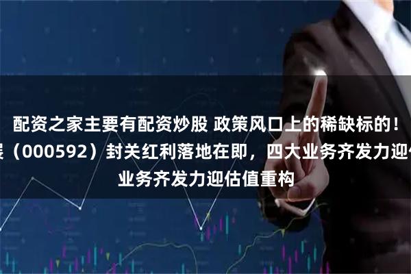 配资之家主要有配资炒股 政策风口上的稀缺标的！平潭发展（000592）封关红利落地在即，四大业务齐发力迎估值重构